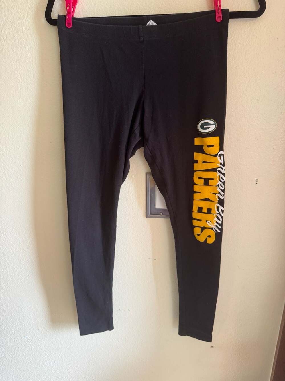 Women's Concepts Sport Black Green Bay Packers Leggings, Small W167